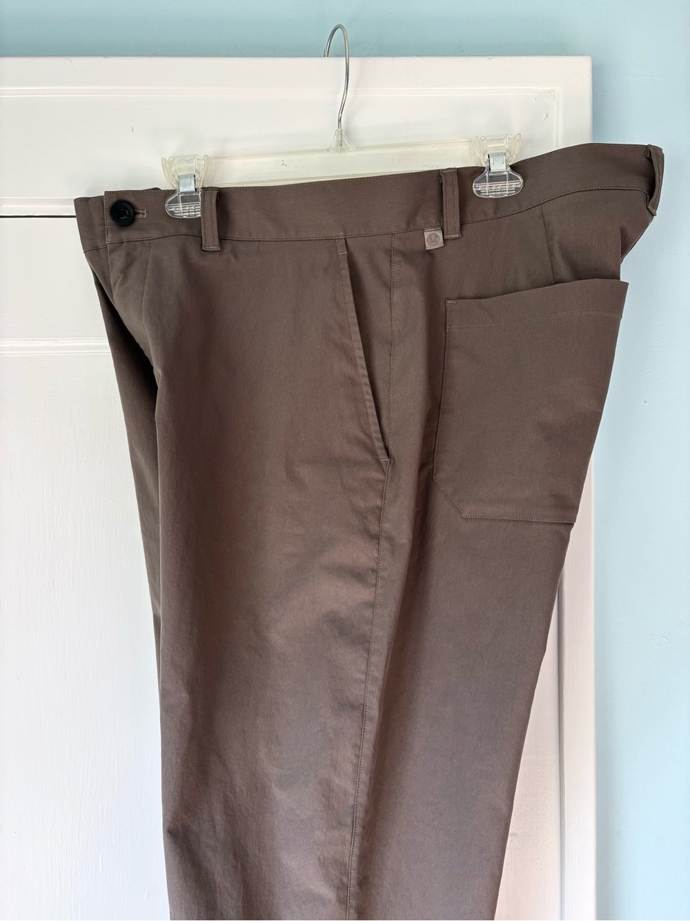 Lululemon Men's Commission Pant Warpstreme ABC Chino Trousers Brown Size 36